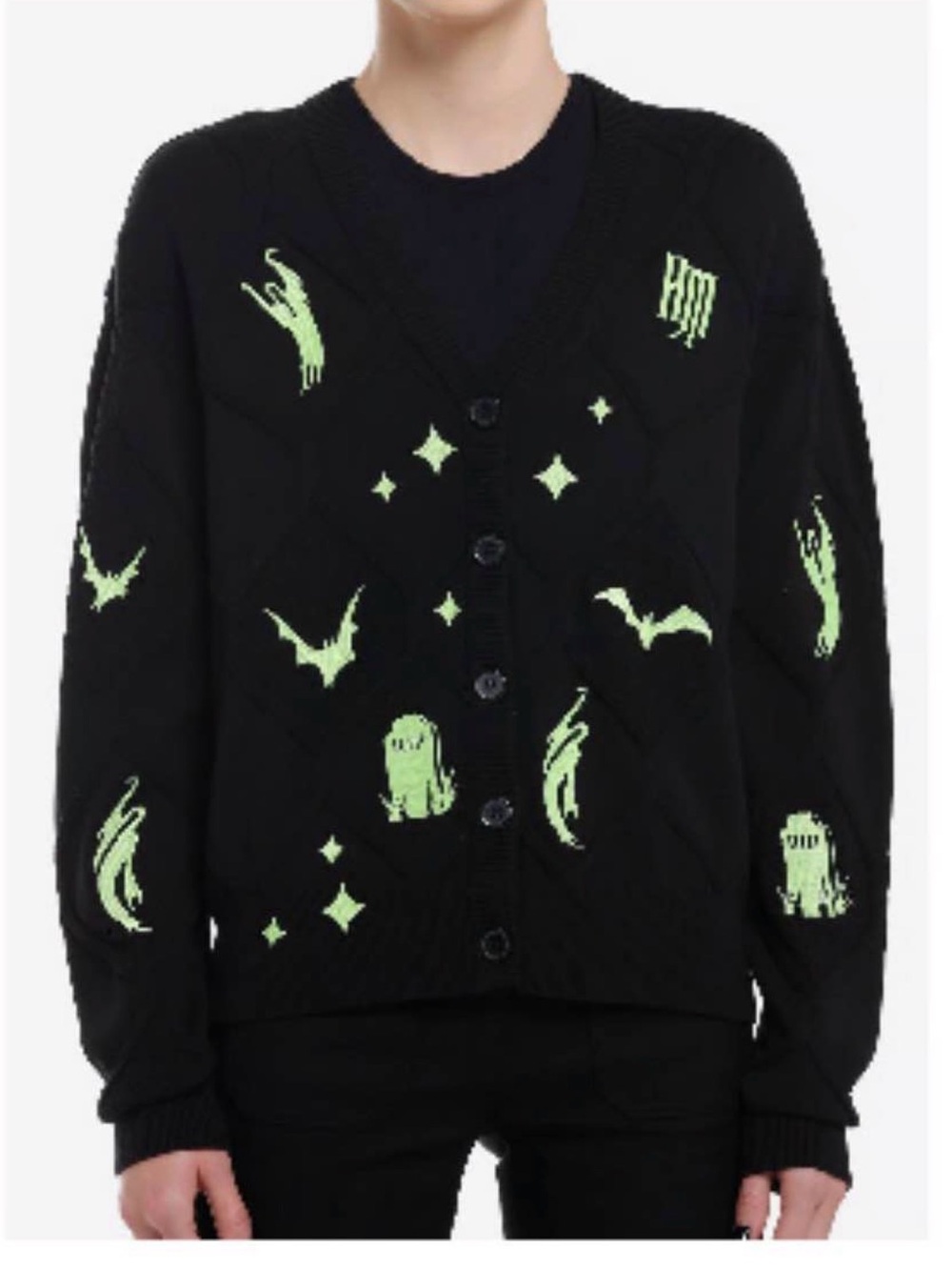Her Universe Haunted Mansion Glow in the Dark Cardigan